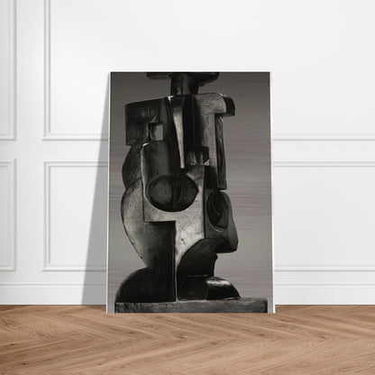 HARLEQUIN 1918 - Juan Gris Brushed Aluminum Print - 70x100 cm / 28x40 inches | Juan Gris Aluminum Print | Juan Gris Prints