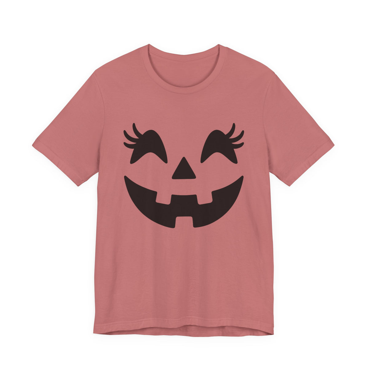 Masque de citrouille Jack O'Lantern Cils Halloween Femmes Filles T-Shirt