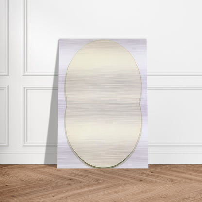 White Plaque. Bridge Arch and Reflection - Ellsworth Kelly Brushed Aluminum Print - 70x100 cm / 28x40 inches | Ellsworth Kelly Aluminum Print | Ellsworth Kelly Prints