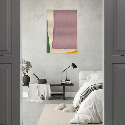 Mauve District, 1966- - Helen Frankenthaler Brushed Aluminum Print - 70x100 cm / 28x40 inches | Helen Frankenthaler Aluminum Print | Helen Frankenthaler Prints