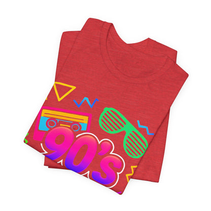 Musique old school des années 90 - ambiance arcade Classique années 90 Rétro Vintage. Années 1990 Les années 90 J'adore les années 90 T-Shirt