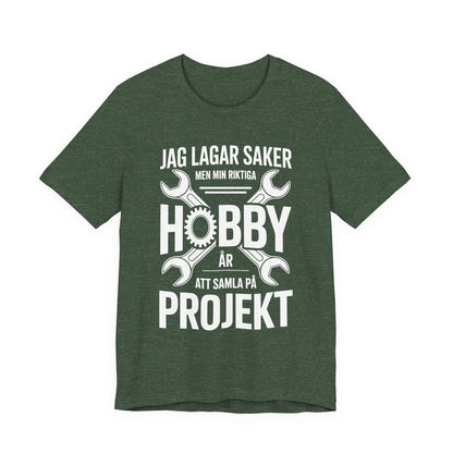 Projet de loisir Tee - T-shirt DIY amusant pour artisans, cadeau pour bricoleur, Fête des Pères, tenue décontractée, vêtements d'atelier