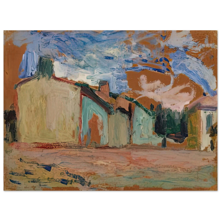 Henri Matisse - HOUSES FENOUILLET 1898  75x100 cm / 30x40inches Fine Art Poster