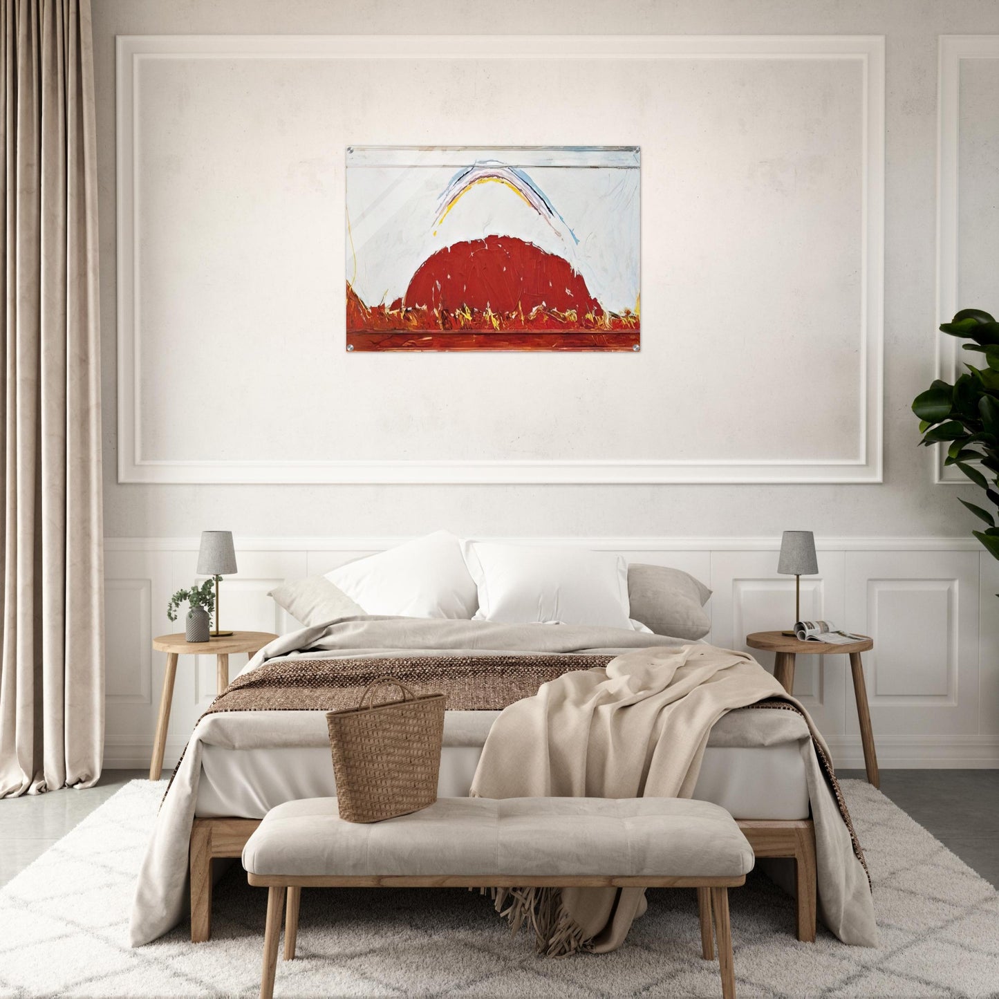 Paesaggio in Australia - 1984 - Mario Schifano Acrylic Print - 70x100 cm / 28x40″ inches