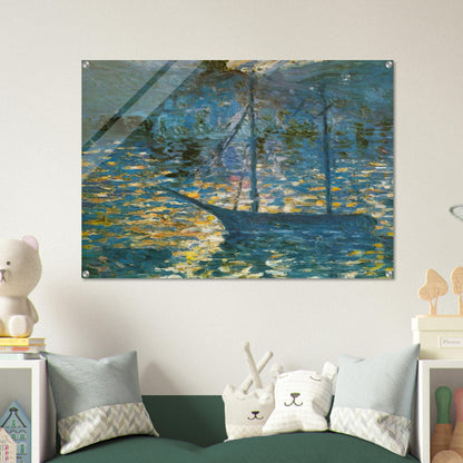 BOAT - Salvador Dali Acrylic Print - 70x100 cm / 28x40″ inches