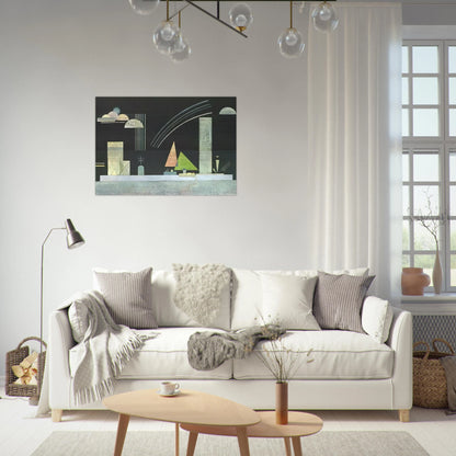 AT REST - Wassily Kandinsky Brushed Aluminum Print - 70x100 cm / 28x40 inches | Wassily Kandinsky Aluminum Print | Wassily Kandinsky Prints