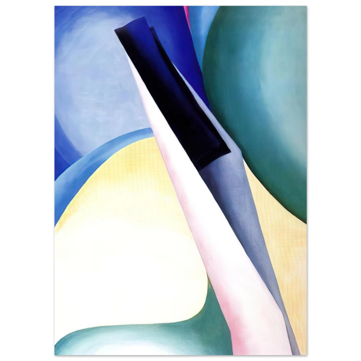 Georgia O'Keeffe - Black Spot No. 2 Fine Art Poster