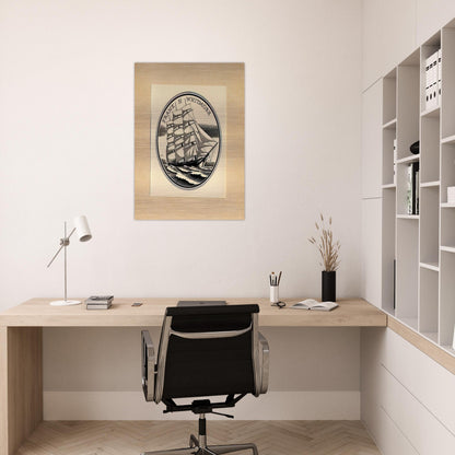 Illustration to Frank H. Whitmore - Rockwell Kent Brushed Aluminum Print - 70x100 cm / 28x40 inches | Rockwell Kent Aluminum Print | Rockwell Kent Prints