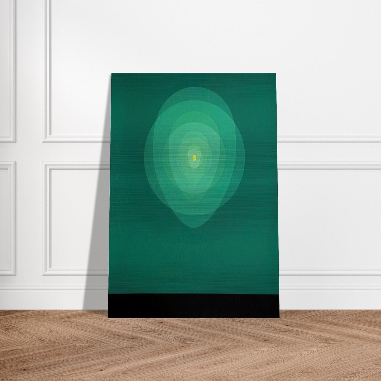 Green Mandala - 1969 - Clarence Holbrook Carter Brushed Aluminum Print - 70x100 cm / 28x40 inches | Clarence Holbrook Carter Aluminum Print | Clarence Holbrook Carter Prints