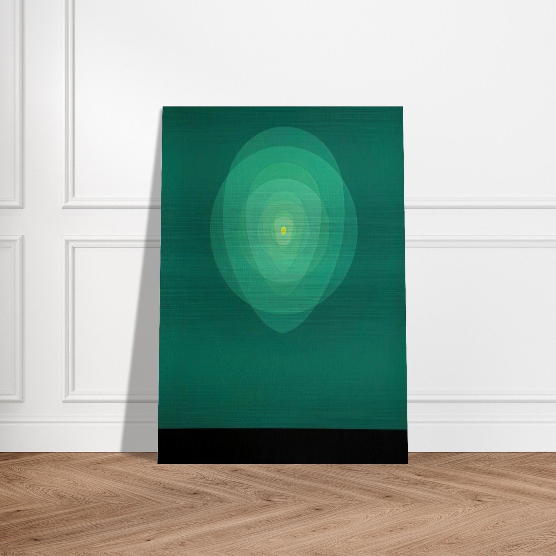 Green Mandala - 1969 - Clarence Holbrook Carter Brushed Aluminum Print - 70x100 cm / 28x40 inches | Clarence Holbrook Carter Aluminum Print | Clarence Holbrook Carter Prints
