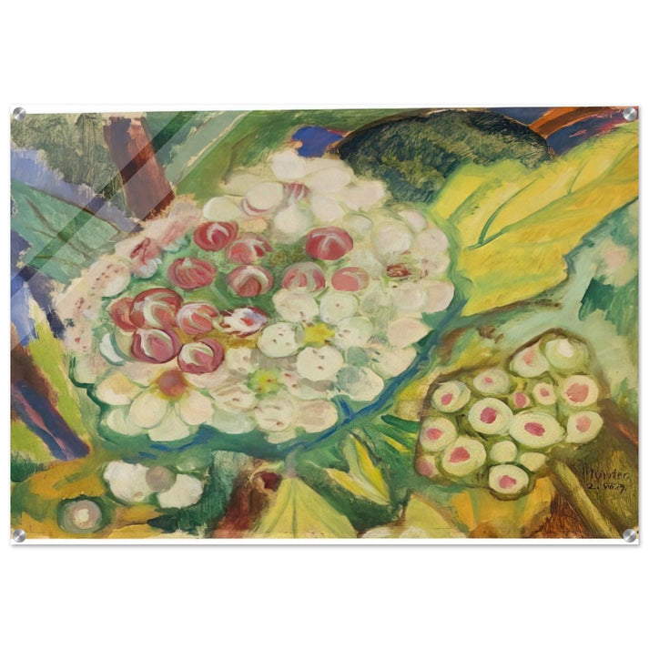 VOM WEISSEN BUSCH 1919 - Gabriele Munter Acrylic Print - 70x100 cm / 28x40″ inches