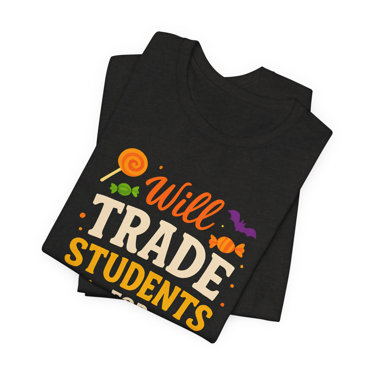 "Échange Élèves Contre Bonbons Prof Mignonne Déguisement Halloween T-Shirt"