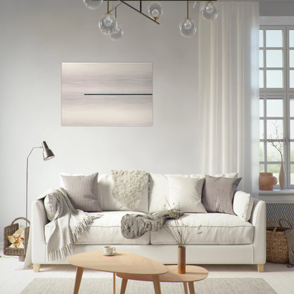 Horizontal Line - Ellsworth Kelly Brushed Aluminum Print - 70x100 cm / 28x40 inches | Ellsworth Kelly Aluminum Print | Ellsworth Kelly Prints