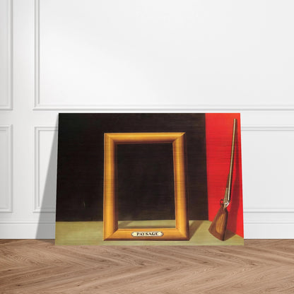 THE DELIGHTS OF LANDSCAPE 1928 - Rene Magritte Brushed Aluminum Print - 70x100 cm / 28x40 inches | Rene Magritte Aluminum Print | Rene Magritte Prints