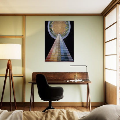 ALTAR PAINTING 1915 - Hilma af Klint Brushed Aluminum Print - 70x100 cm / 28x40 inches | Hilma af Klint Aluminum Print | Hilma af Klint Prints