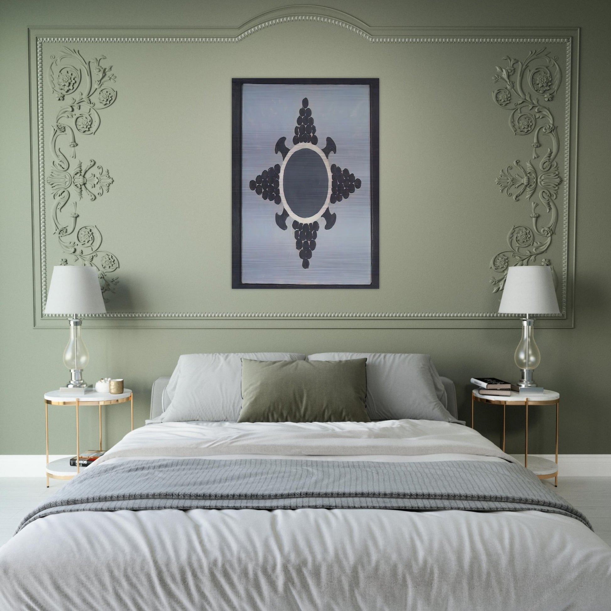 Mandala - 1955 - Forrest Bess Brushed Aluminum Print - 70x100 cm / 28x40 inches | Forrest Bess Aluminum Print | Forrest Bess Prints