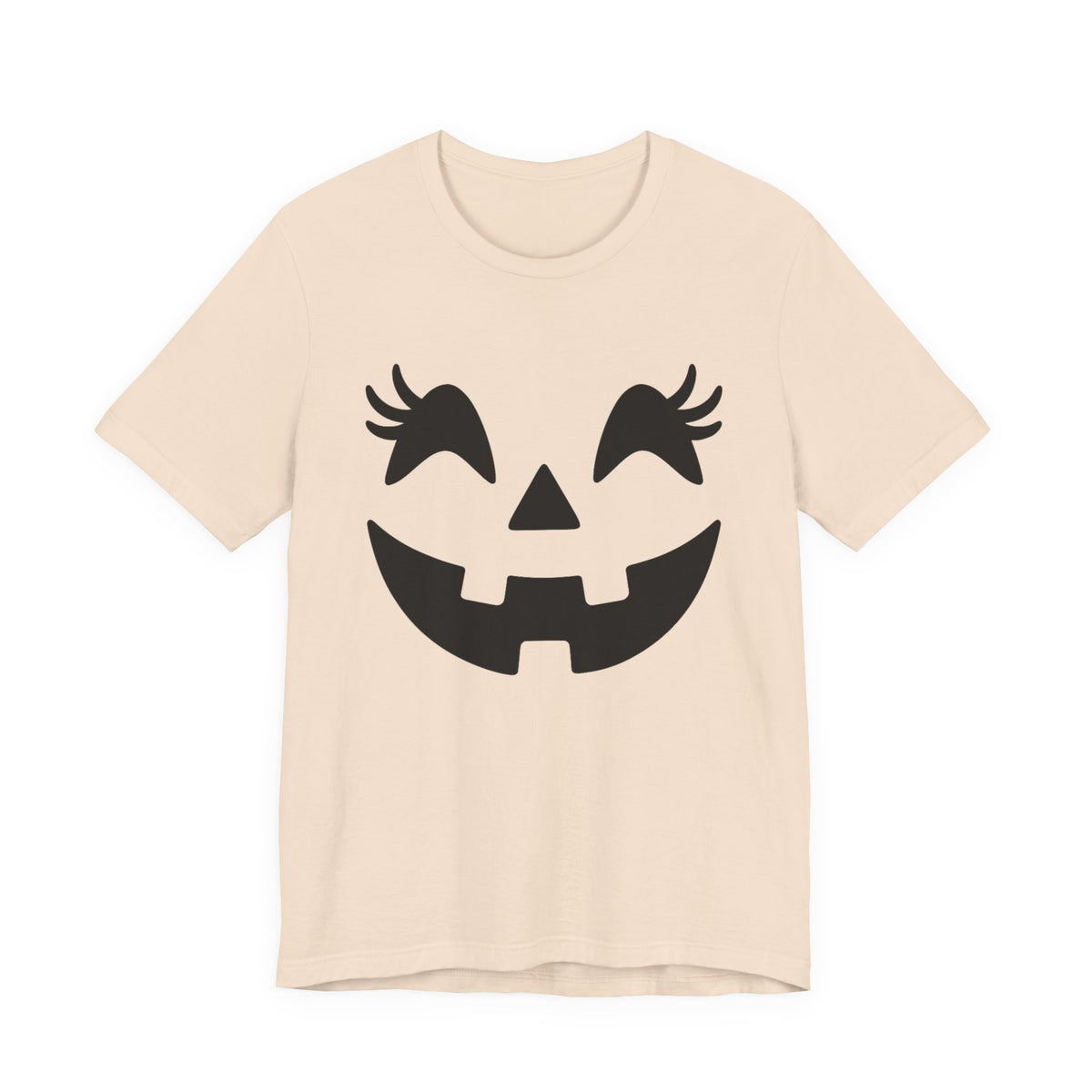 Masque de citrouille Jack O'Lantern Cils Halloween Femmes Filles T-Shirt