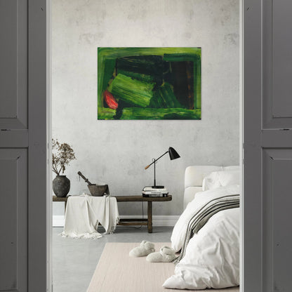 Clean Sheets - 1984 - Howard Hodgkin Brushed Aluminum Print - 70x100 cm / 28x40 inches | Howard Hodgkin Aluminum Print | Howard Hodgkin Prints