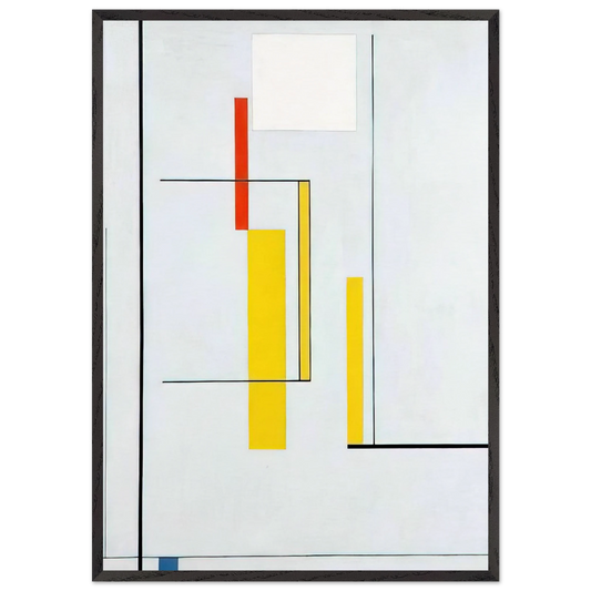 Untitled - 1948 N3 - Tomas Maldonado 70x100 cm / 28x40 inches Framed Art Print – Black Wooden Frame