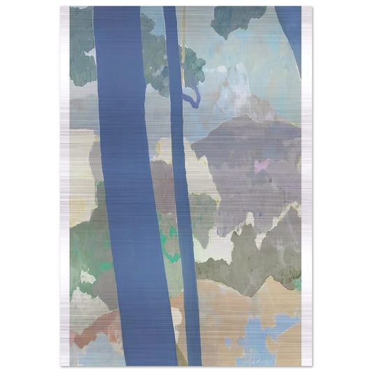 Landscape - Abstract Expressionism - Kenzo Okada Brushed Aluminum Print - 70x100 cm / 28x40 inches | Kenzo Okada Aluminum Print | Kenzo Okada Prints
