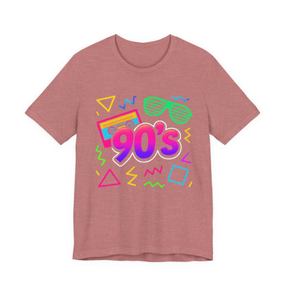 Musique old school des années 90 - ambiance arcade Classique années 90 Rétro Vintage. Années 1990 Les années 90 J'adore les années 90 T-Shirt