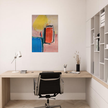 Composition No. 1 - Hans Hofmann Brushed Aluminum Print - 70x100 cm / 28x40 inches | Hans Hofmann Aluminum Print | Hans Hofmann Prints
