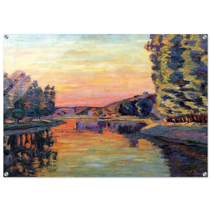 Moret - 1902 - Armand Guillaumin Acrylic Print - 70x100 cm / 28x40″ inches | Armand Guillaumin Wall Art | Armand Guillaumin Prints