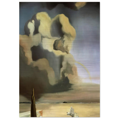 THE SPECTRE AND THE PHANTOM - Salvador Dali Brushed Aluminum Print - 70x100 cm / 28x40 inches | Salvador Dali Aluminum Print | Salvador Dali Prints