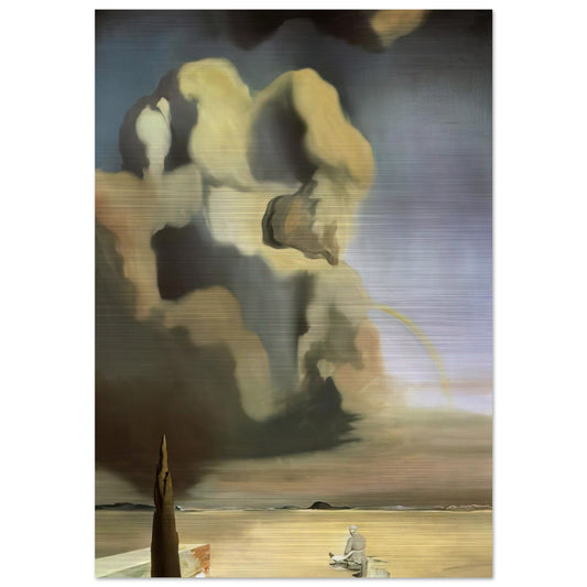 THE SPECTRE AND THE PHANTOM - Salvador Dali Brushed Aluminum Print - 70x100 cm / 28x40 inches | Salvador Dali Aluminum Print | Salvador Dali Prints