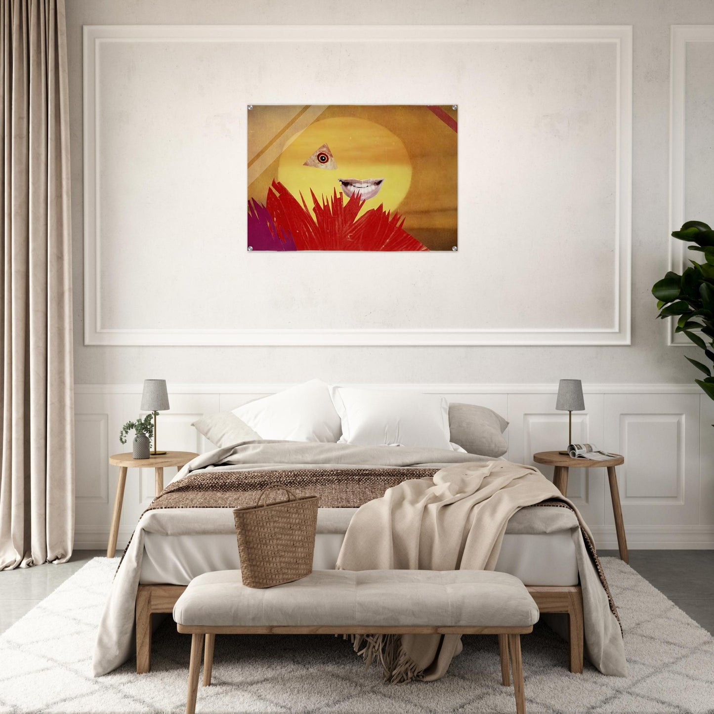 LITTLE SUN 1969 - Hannah Hoch Acrylic Print - 70x100 cm / 28x40″ inches | Hannah Hoch Wall Art | Hannah Hoch Prints