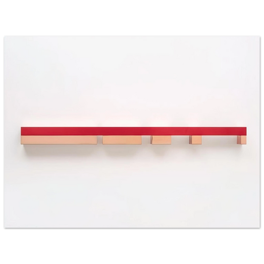 Donald Judd - Untitled 79-35 - 1979  75x100 cm / 30x40inches Fine Art Poster