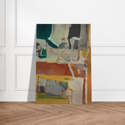 Urbana #4 - Richard Diebenkorn Brushed Aluminum Print - 70x100 cm / 28x40 inches | Richard Diebenkorn Aluminum Print | Richard Diebenkorn Prints