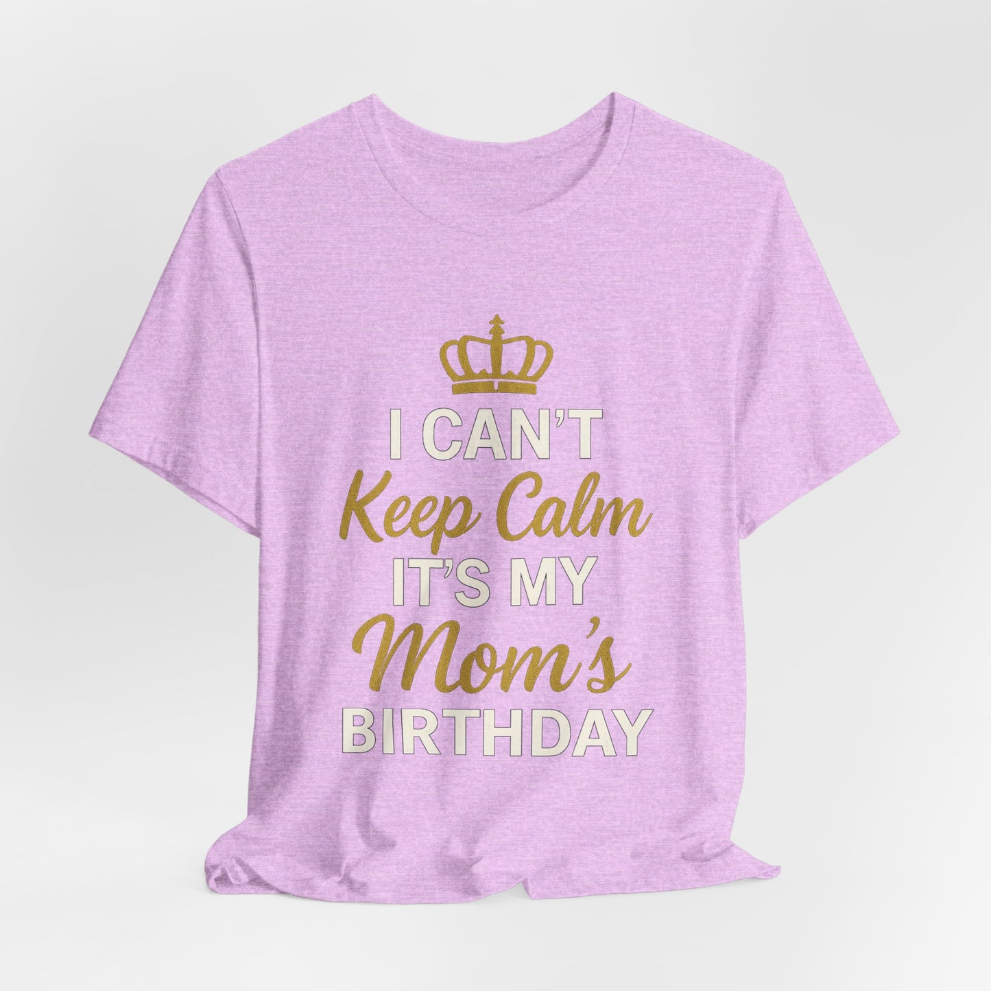 Je ne peux pas rester calme, c'est l'anniversaire de ma mère.