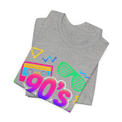 Musique old school des années 90 - ambiance arcade Classique années 90 Rétro Vintage. Années 1990 Les années 90 J'adore les années 90 T-Shirt