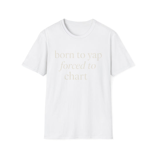 Né pour aboyer, condamné à dessiner des cartes, T-shirt drôle pour infirmières, cadeau humoristique médical pour IA, IA, IA, T-shirt pour amoureux des chiens