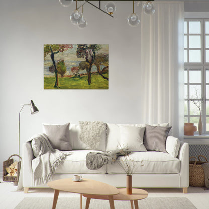 PAYSAGE 1898 - Henri Matisse Brushed Aluminum Print - 70x100 cm / 28x40 inches | Henri Matisse Aluminum Print | Henri Matisse Prints