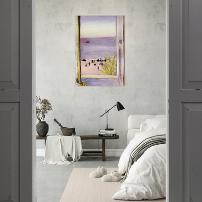 THE OPEN WINDOW 1921 - Henri Matisse Brushed Aluminum Print - 70x100 cm / 28x40 inches | Henri Matisse Aluminum Print | Henri Matisse Prints