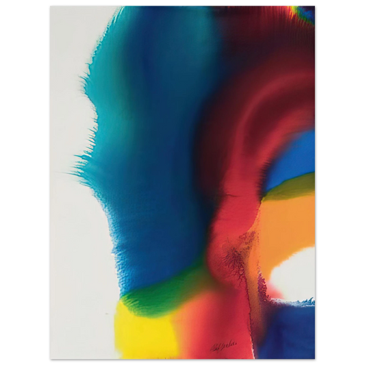 Paul Jenkins - Rainbow Bleed  75x100 cm / 30x40inches Fine Art Poster
