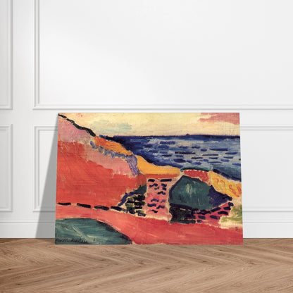 LA MOULADE COLLIOURE IN THE SUMMER 1905 - Henri Matisse Brushed Aluminum Print - 70x100 cm / 28x40 inches | Henri Matisse Aluminum Print | Henri Matisse Prints