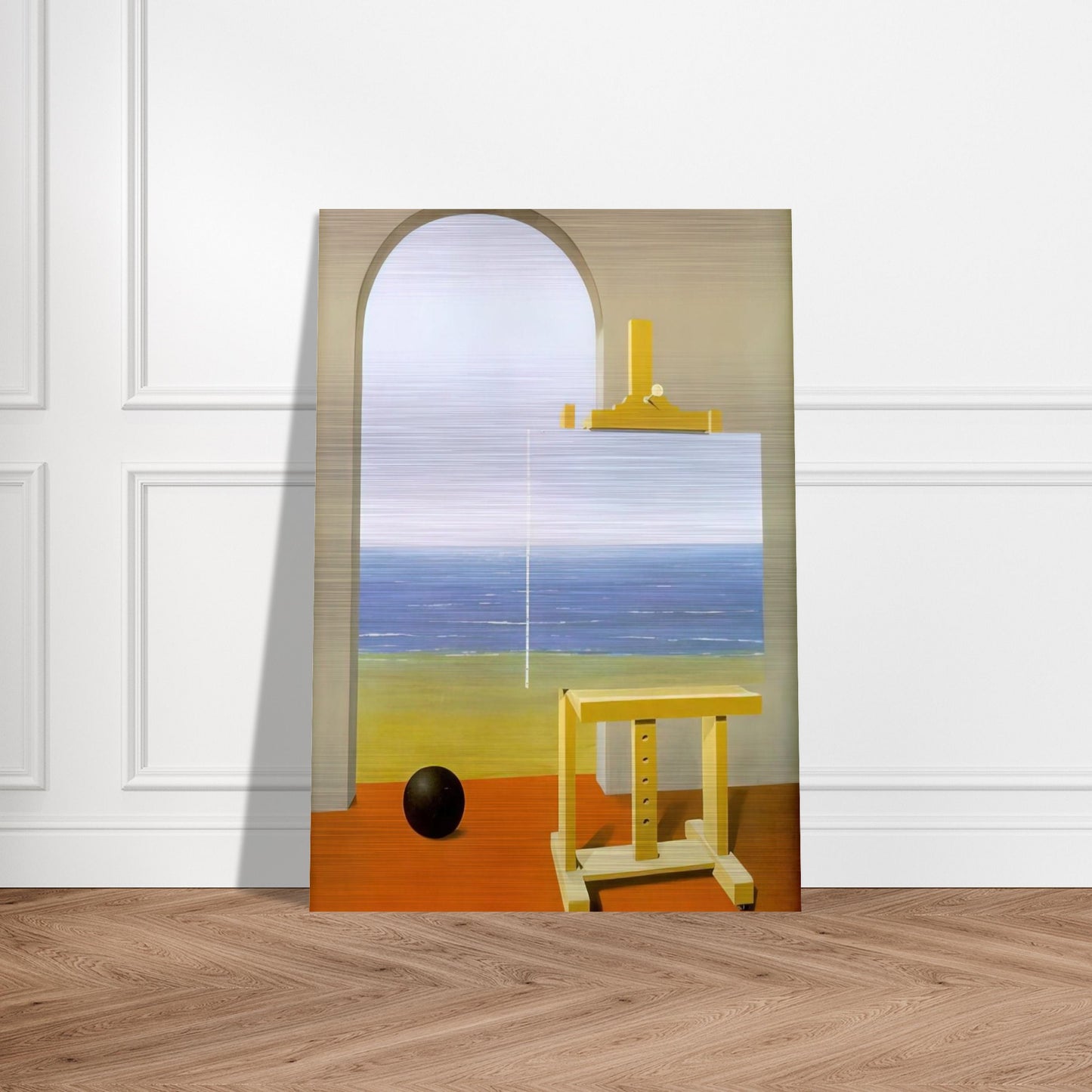 THE HUMAN CONDITION 1935 - Rene Magritte Brushed Aluminum Print - 70x100 cm / 28x40 inches | Rene Magritte Aluminum Print | Rene Magritte Prints
