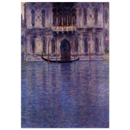 Palazzo Contarini 2 - claude monet Brushed Aluminum Print - 70x100 cm / 28x40 inches | claude monet Aluminum Print | claude monet Prints