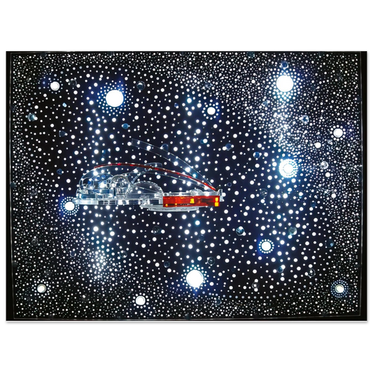 Gyula Kosice - Constellation and Habitat of the Hydrospatial City, - 1973  75x100 cm / 30x40inches Fine Art Poster