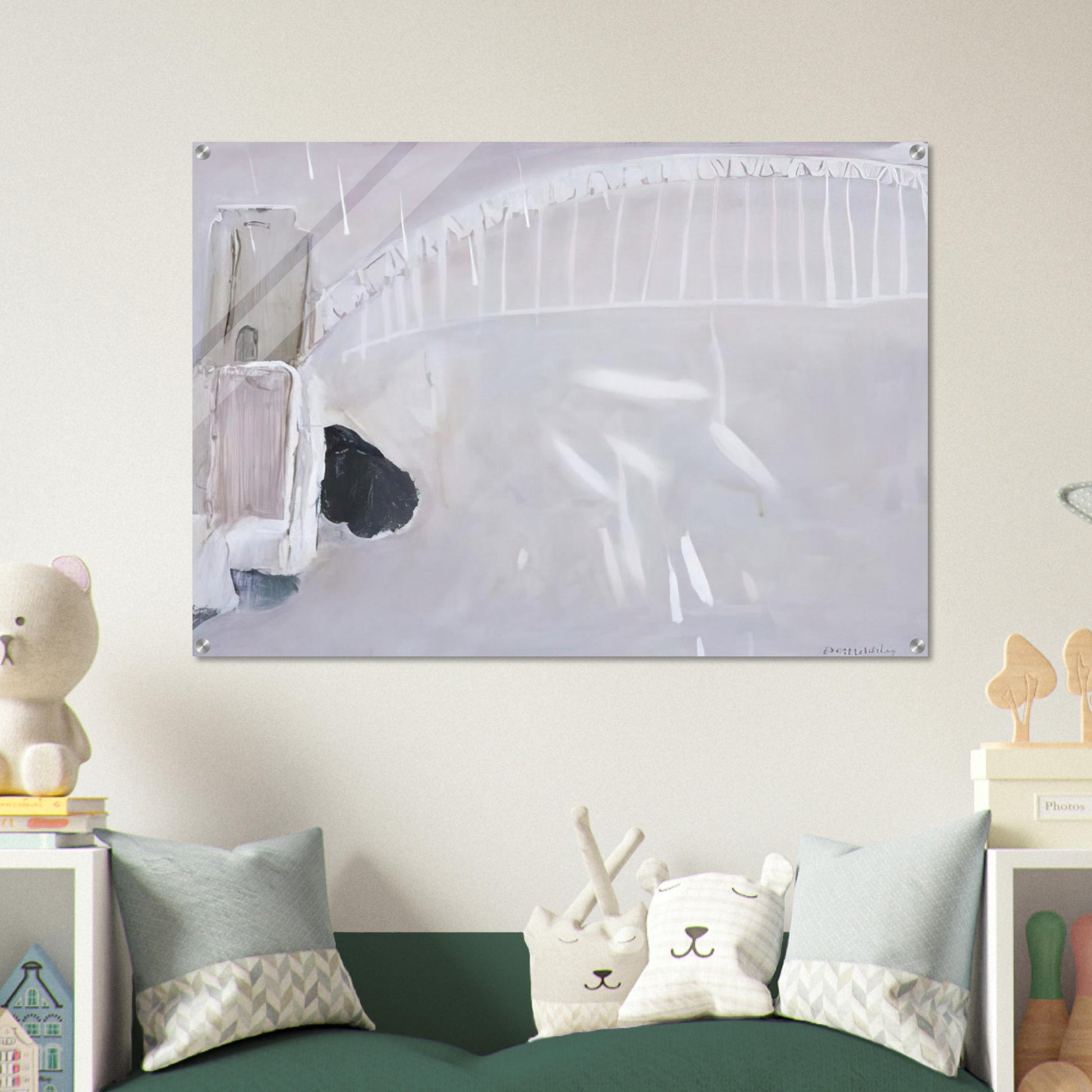 Lavender Bay in the Rain - Neo-Expressionism - Brett Whiteley Acrylic Print - 70x100 cm / 28x40″ inches