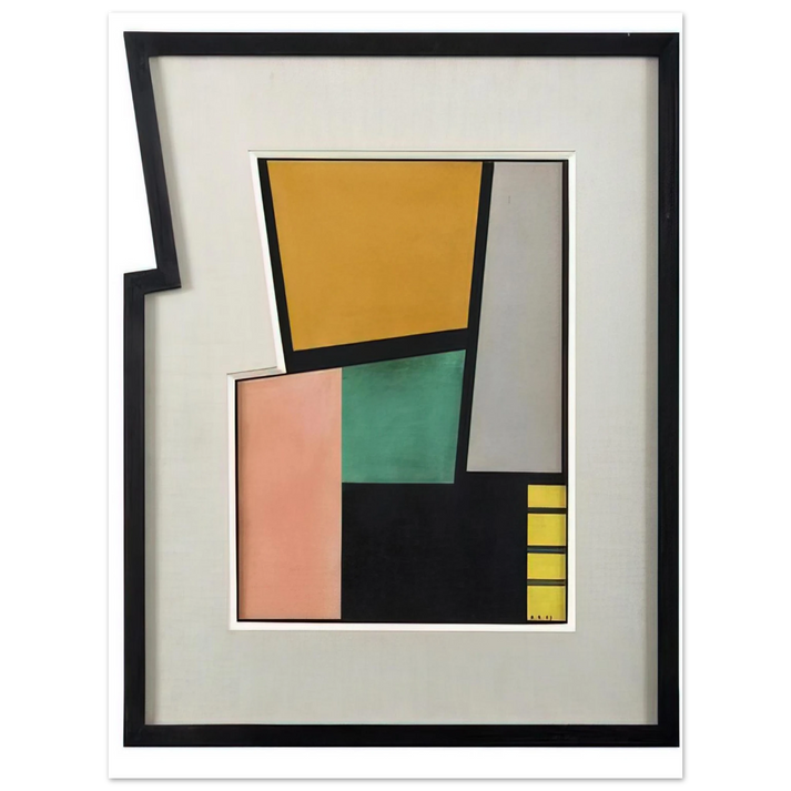 Carmelo Arden Quin - NÃƒÂ©gal - 1943  75x100 cm / 30x40inches Fine Art Poster