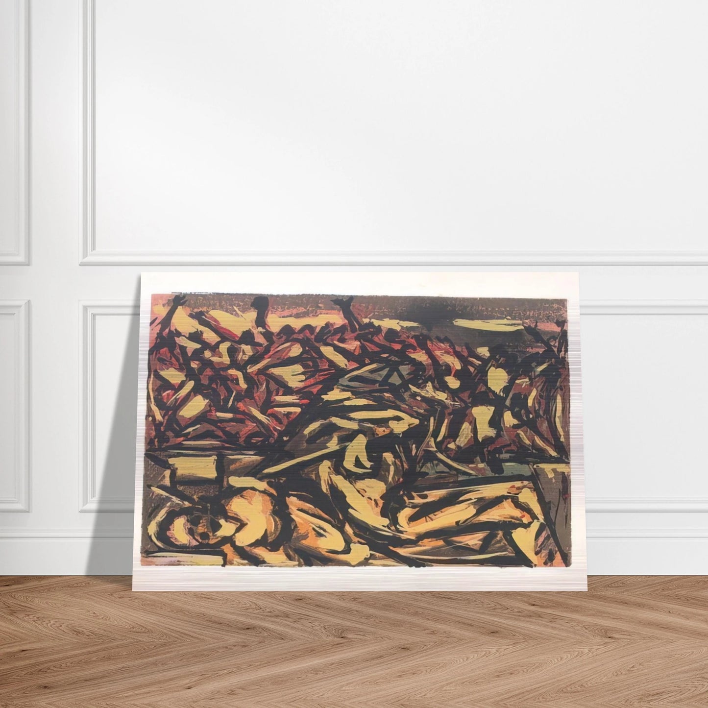 UNTITLED 1941 1 - Jackson Pollock Brushed Aluminum Print - 70x100 cm / 28x40 inches | Jackson Pollock Aluminum Print | Jackson Pollock Prints