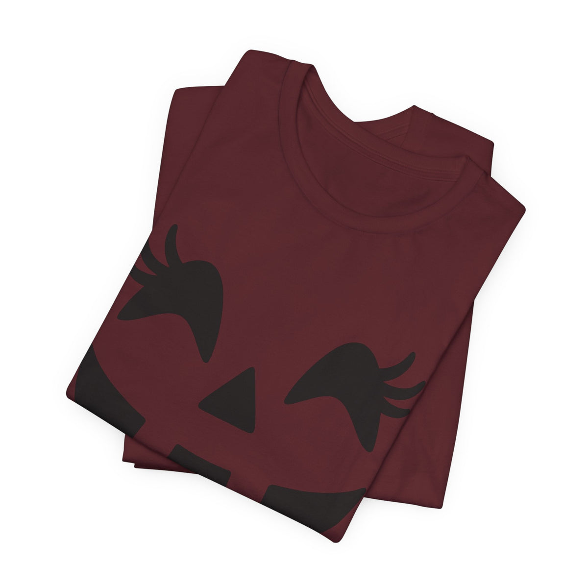 Masque de citrouille Jack O'Lantern Cils Halloween Femmes Filles T-Shirt