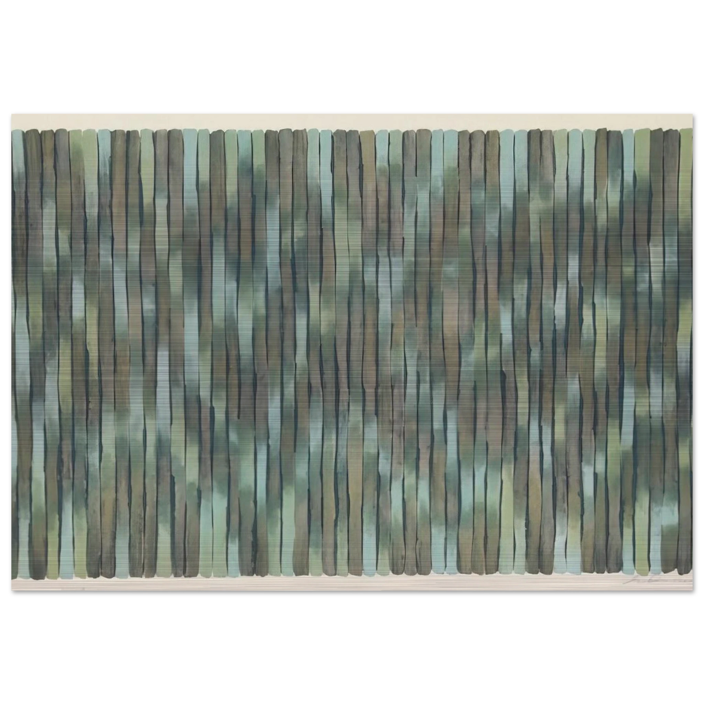 Ferris Wheel - 1980 - Gene Davis Brushed Aluminum Print - 70x100 cm / 28x40 inches | Gene Davis Aluminum Print | Gene Davis Prints