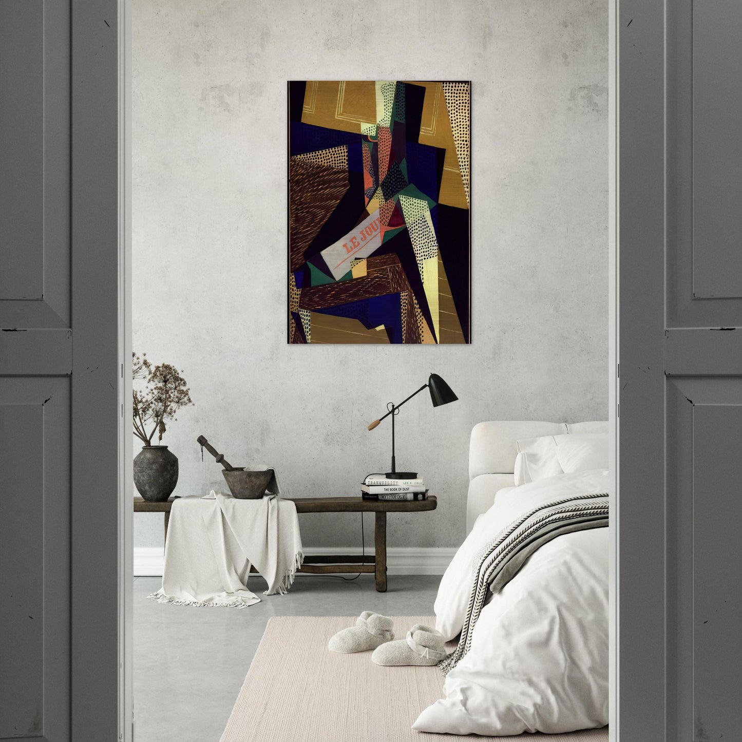 STILL LIFE 1916 - Juan Gris Brushed Aluminum Print - 70x100 cm / 28x40 inches | Juan Gris Aluminum Print | Juan Gris Prints