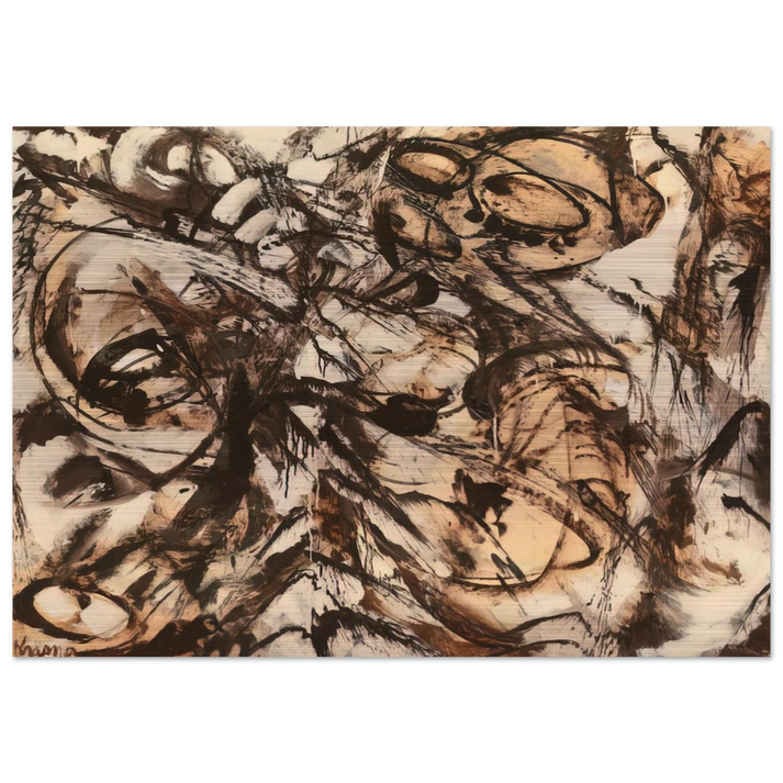 The Guardian - Lee Krasner Brushed Aluminum Print - 70x100 cm / 28x40 inches | Lee Krasner Aluminum Print | Lee Krasner Prints