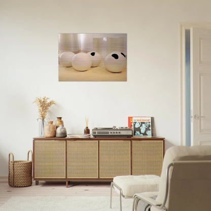 Balls - 2001 - Lygia Pape Brushed Aluminum Print - 70x100 cm / 28x40 inches | Lygia Pape Aluminum Print | Lygia Pape Prints
